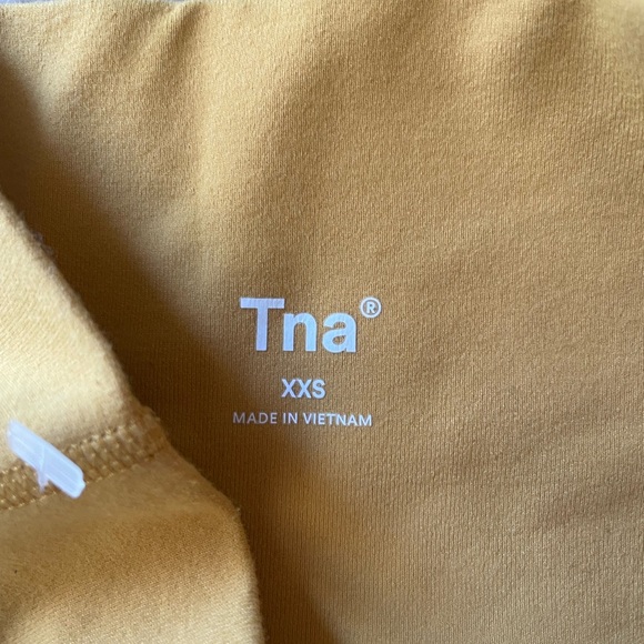 TNA YELLOW STRIPED LEGGINGS - Picture 3 of 5